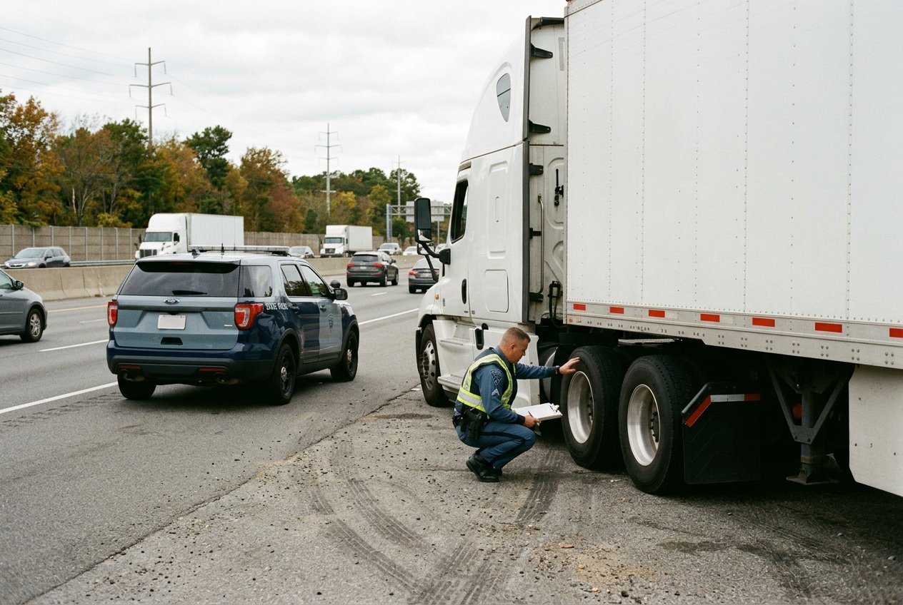 Massachusetts Finds 1,300+ Truck Violations in Regional Sweep