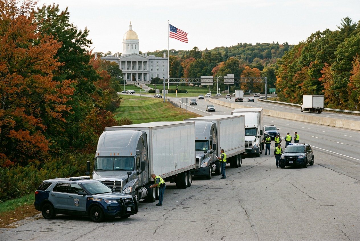 Six States Launch Operation Wicked Safe; Massachusetts Puts 30 Troopers on Truck Inspections