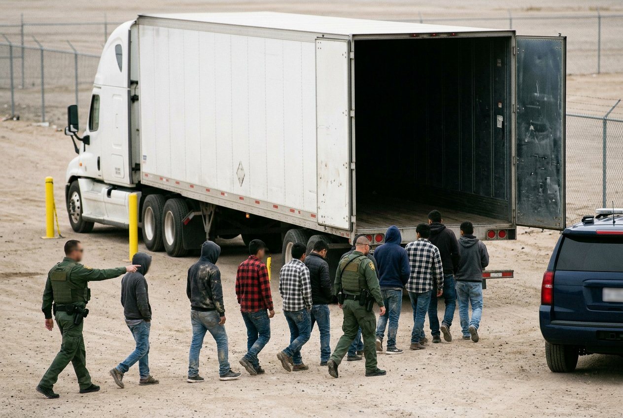 Texas Trucker Gets 21 Months for Smuggling 10 Migrants